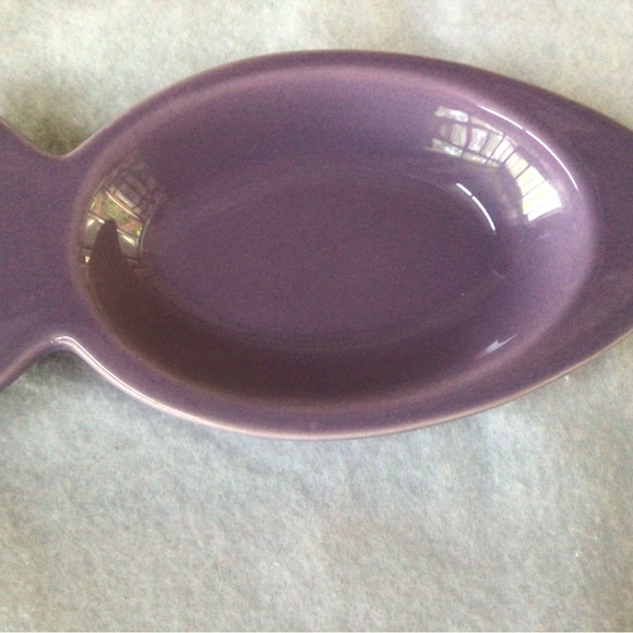 Set of 4 Ceramic Fish Shaped Condiment Dish - Picture 5 of 7